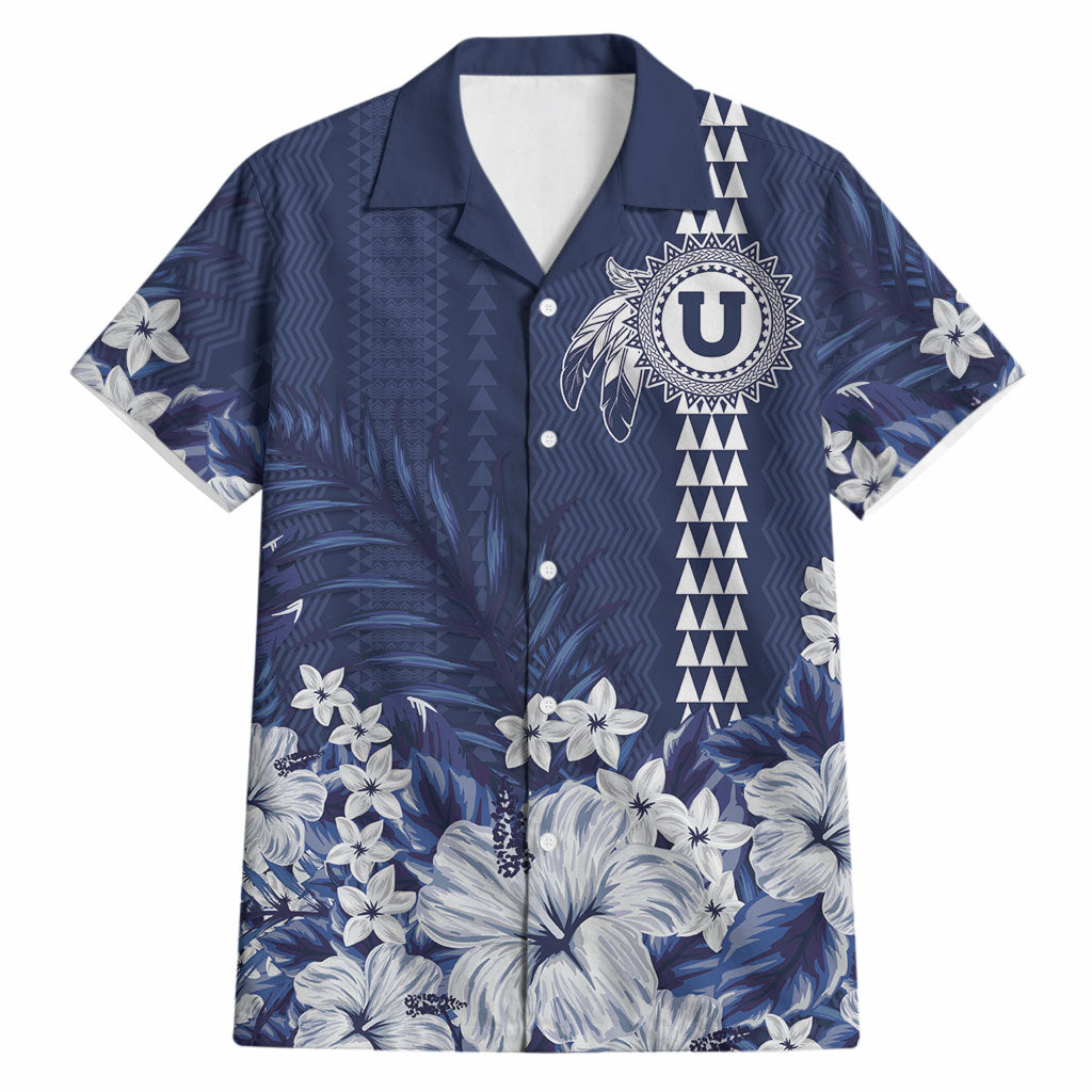 Personalized Utah State Hawaiian Shirt Polynesian Style LT05 Blue - Polynesian Pride