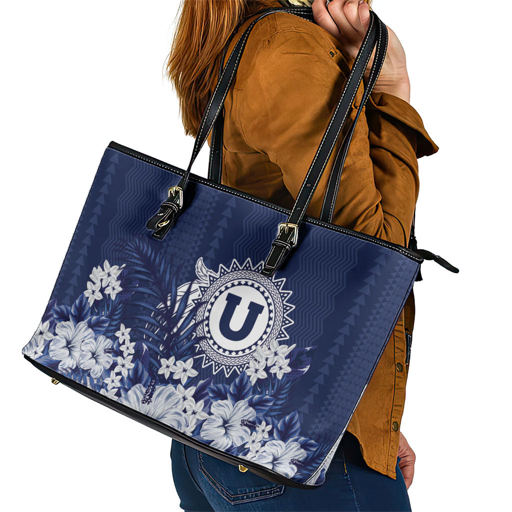 Utah State Leather Tote Bag Polynesian Style LT05 - Polynesian Pride
