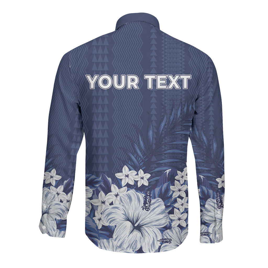 Personalized Utah State Long Sleeve Button Shirt Polynesian Style LT05 - Polynesian Pride