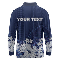 Personalized Utah State Long Sleeve Polo Shirt Polynesian Style LT05 - Polynesian Pride