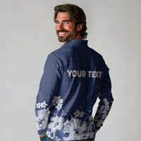Personalized Utah State Long Sleeve Polo Shirt Polynesian Style LT05 - Polynesian Pride