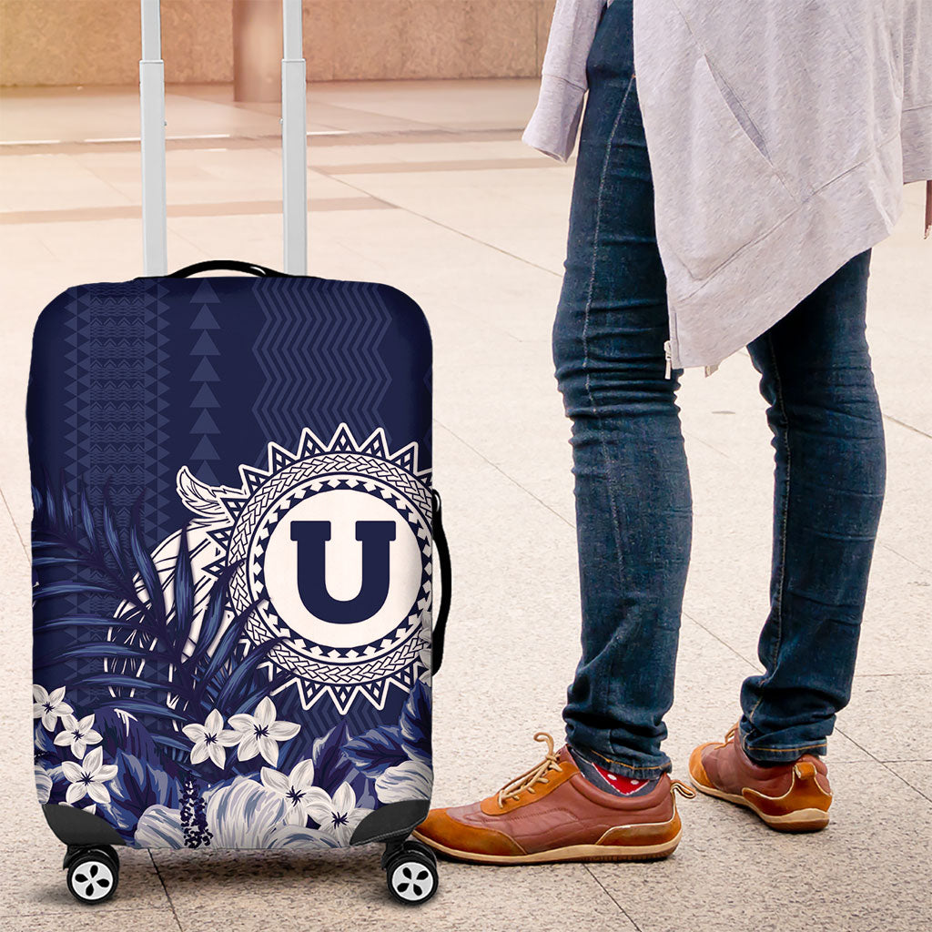 Utah State Luggage Cover Polynesian Style LT05 Blue - Polynesian Pride