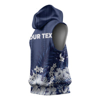 Personalized Utah State Sleeveless Hoodie Polynesian Style LT05 - Polynesian Pride