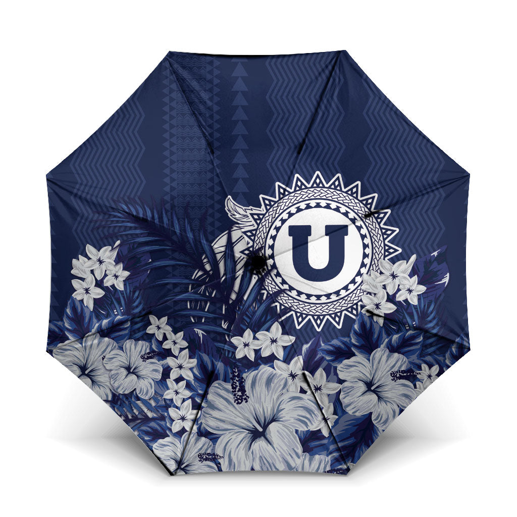 Utah State Umbrella Polynesian Style LT05 One Size Folded 11.42 inch Opened Diameter 37.4 inch Blue - Polynesian Pride