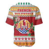 French Polynesia Christmas Baseball Jersey Coat Of Arms Merry Xmas