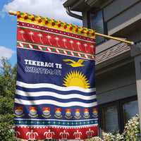 Kiribati Christmas Garden Flag Coat Of Arms Tekeraoi Te Kiritimati