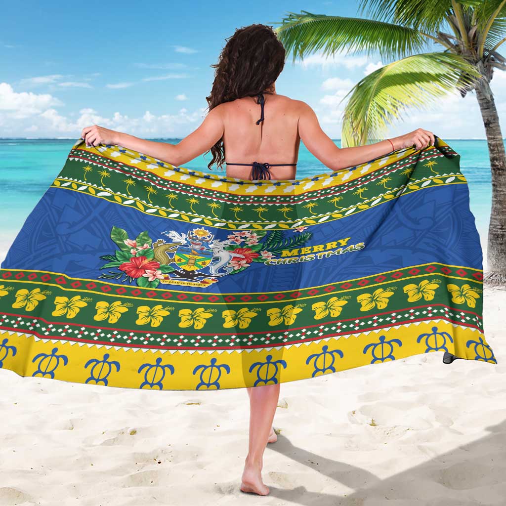 Solomon Islands Christmas Sarong Coat Of Arms Merry Xmas