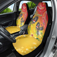 New Zealand Piwakawaka Christmas Car Seat Cover With Maori Pattern LT05 - Polynesian Pride