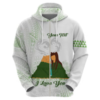 Personalised I LAVA YOU Volcano Valentine Zip Hoodie Polynesian Tribal Pattern LT05 - Polynesian Pride