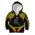 Personalised Vanuatu Father Lini Day Kid Hoodie Polynesian Tribal Pattern LT05 Zip Hoodie Black - Polynesian Pride