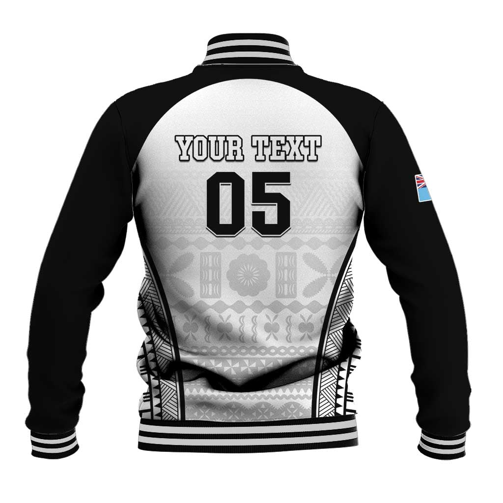 Custom Fiji Tapa Football Baseball Jacket Sporty Style LT05 - Polynesian Pride