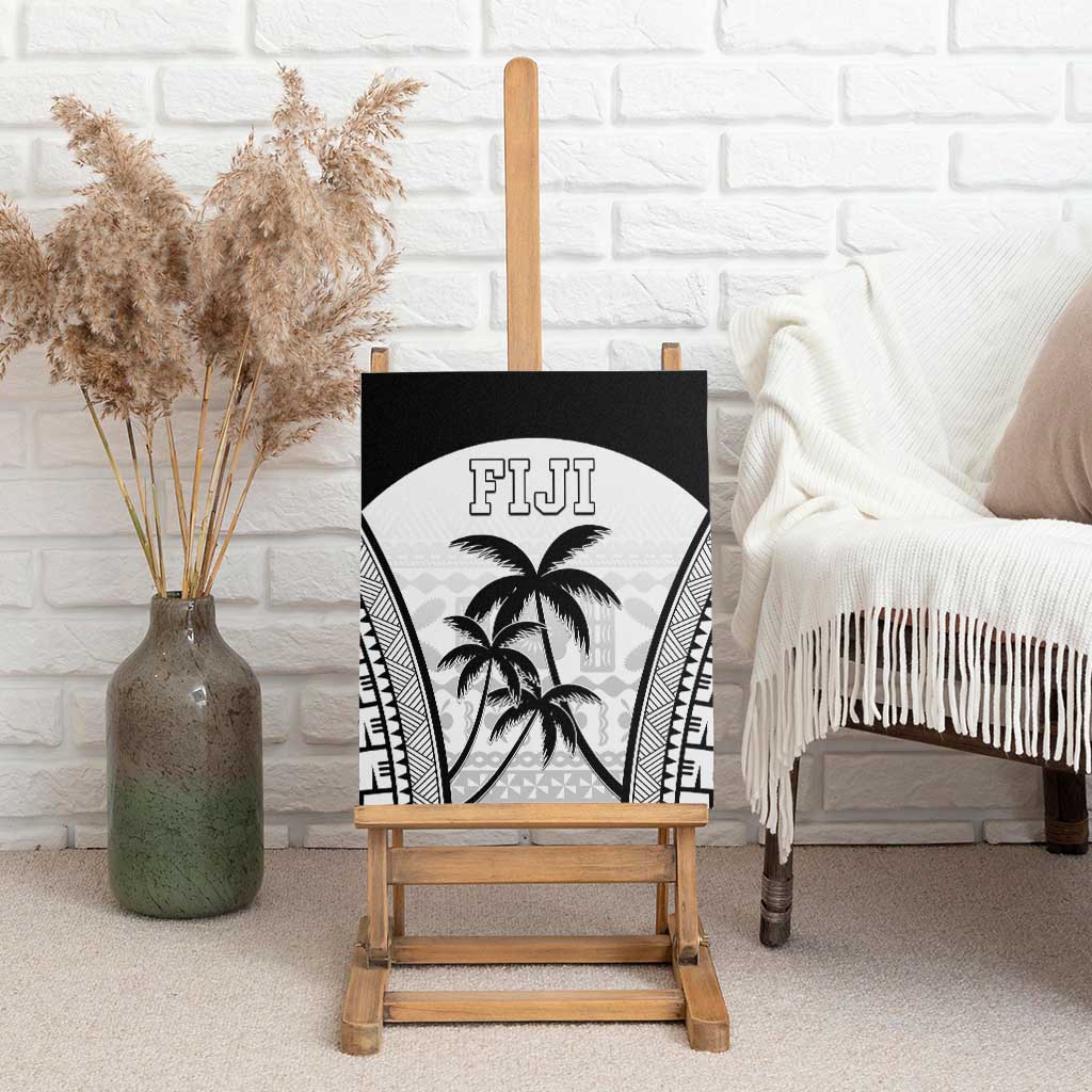 Fiji Tapa Football Canvas Wall Art Sporty Style