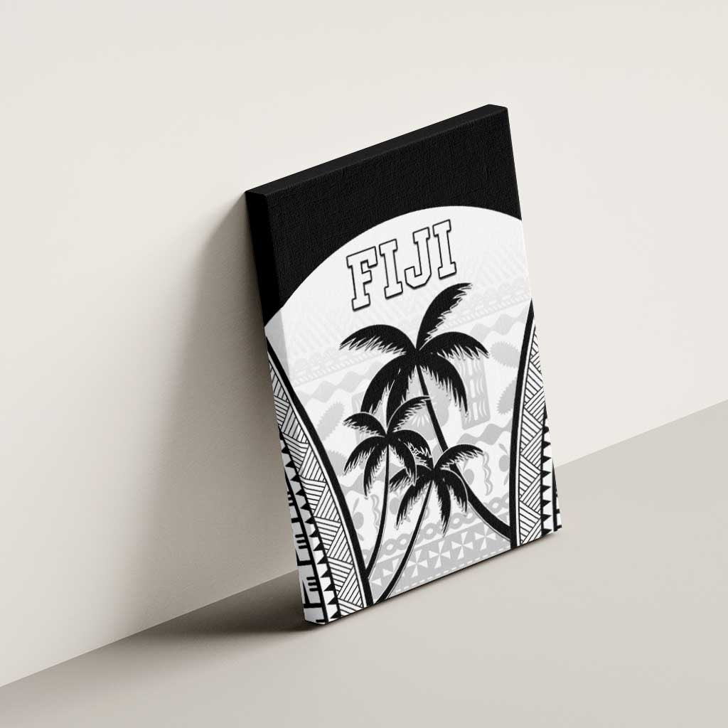 Fiji Tapa Football Canvas Wall Art Sporty Style