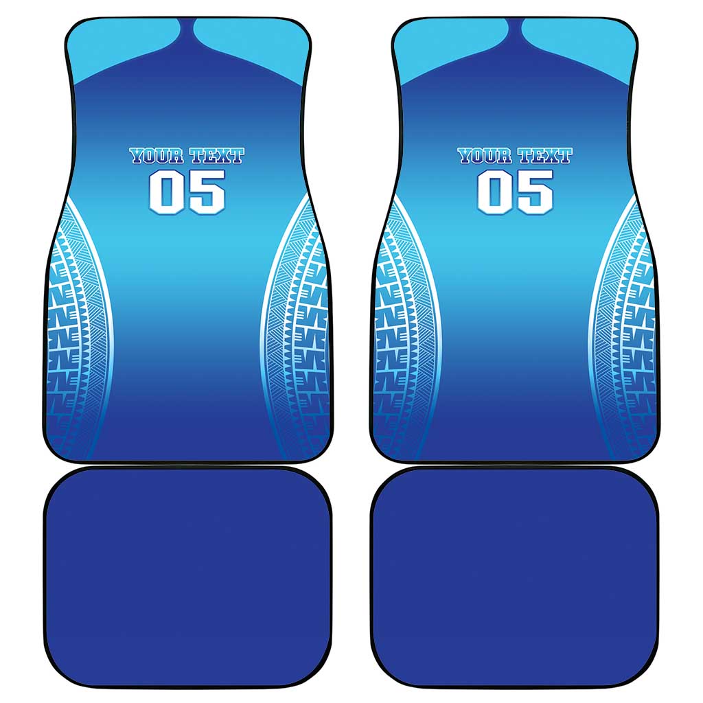 Fiji Football Car Mats Fijian Tapa Pattern