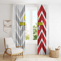 New Caledonia Football Window Curtain Unique Style