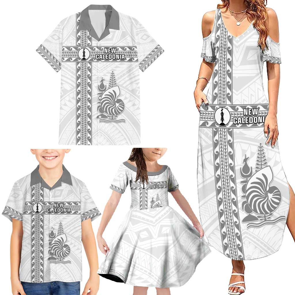 Custom New Caledonia Football Family Matching Summer Maxi Dress and Hawaiian Shirt Go The Kagus
