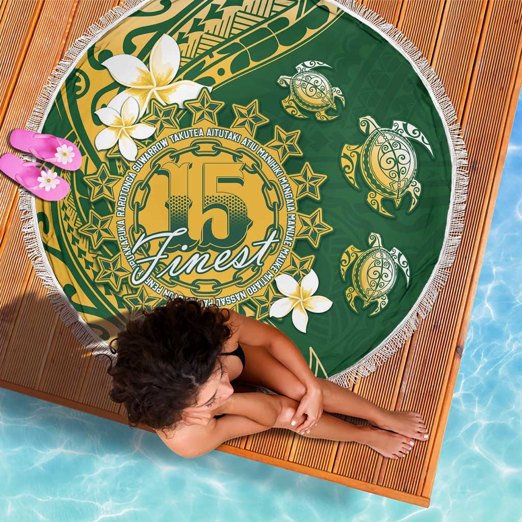 Cook Islands 15 Finest Beach Blanket Plumeria Polynesian Turtle