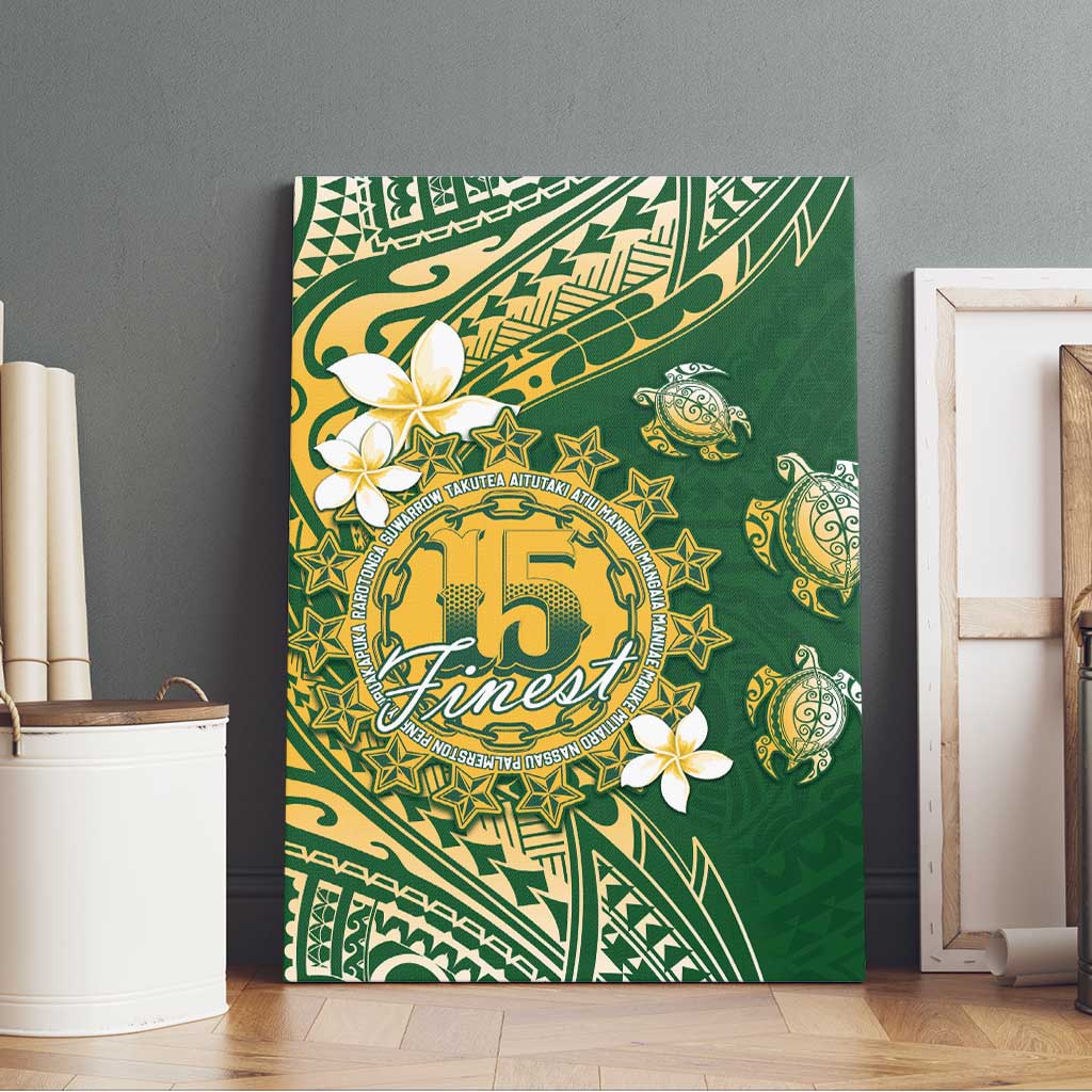 Cook Islands 15 Finest Canvas Wall Art Plumeria Polynesian Turtle