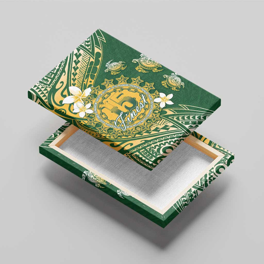 Cook Islands 15 Finest Canvas Wall Art Plumeria Polynesian Turtle