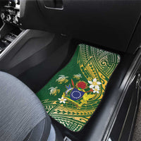 Cook Islands 15 Finest Car Mats Plumeria Polynesian Turtle
