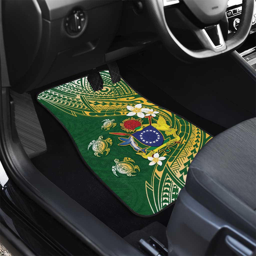 Cook Islands 15 Finest Car Mats Plumeria Polynesian Turtle