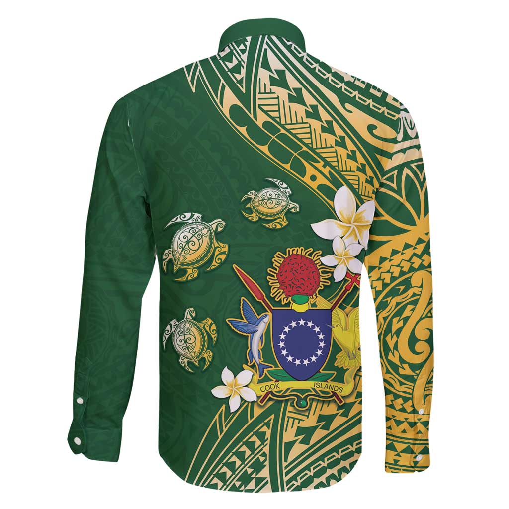 Cook Islands 15 Finest Family Matching Short Sleeve Bodycon Dress and Hawaiian Shirt Plumeria Polynesian Turtle