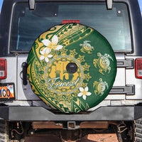 Cook Islands 15 Finest Spare Tire Cover Plumeria Polynesian Turtle