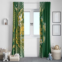 Cook Islands 15 Finest Window Curtain Plumeria Polynesian Turtle