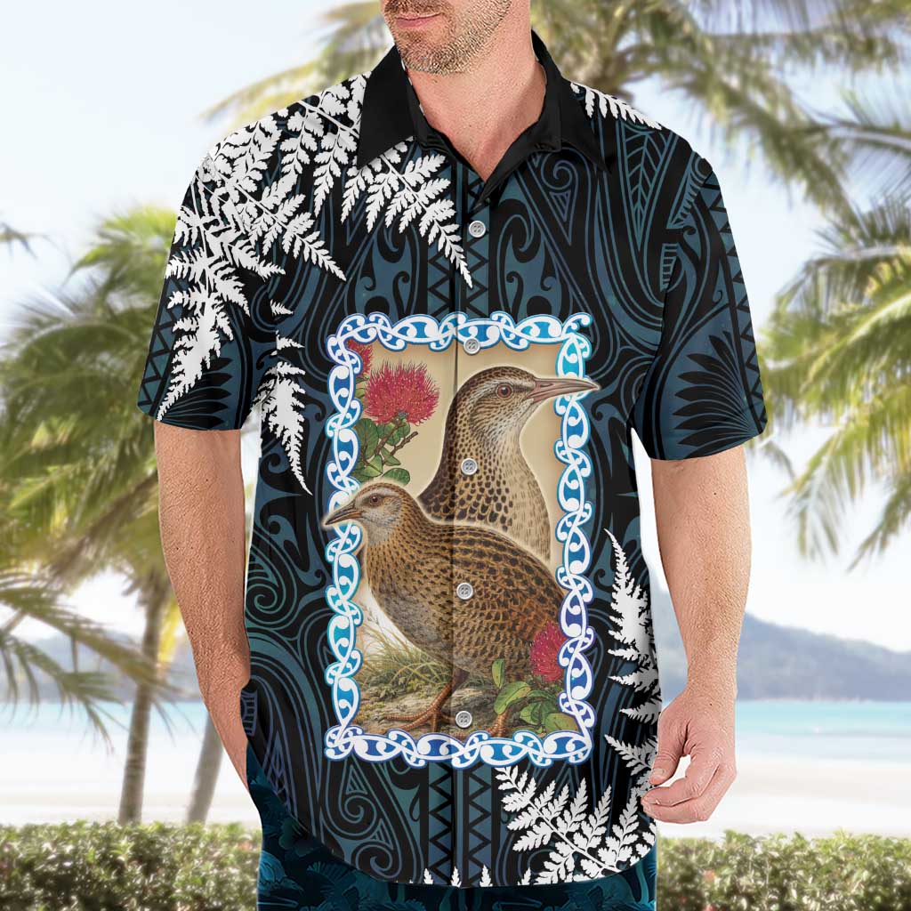 New Zealand Weka Hawaiian Shirt Maori Hen Koru Pattern LT05 - Polynesian Pride