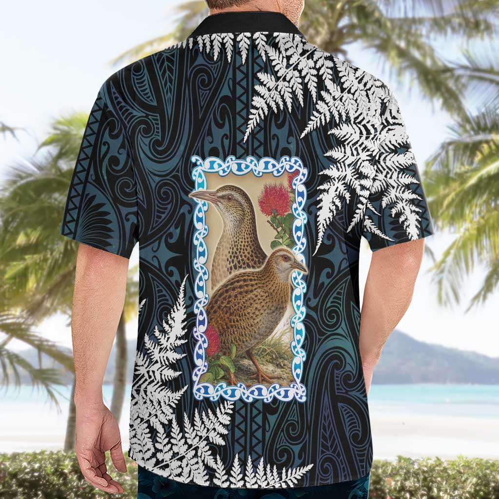 New Zealand Weka Hawaiian Shirt Maori Hen Koru Pattern LT05 - Polynesian Pride