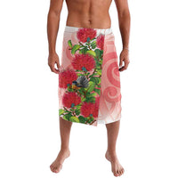 New Zealand Fantail Lavalava Maori Koru With Pohutukawa Flowers - Polynesian Pride