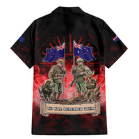Australia And New Zealand ANZAC Day Family Matching Mermaid Dress and Hawaiian Shirt Soldiers Lest We Forget