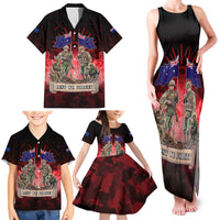 Australia And New Zealand ANZAC Day Family Matching Tank Maxi Dress and Hawaiian Shirt Soldiers Lest We Forget