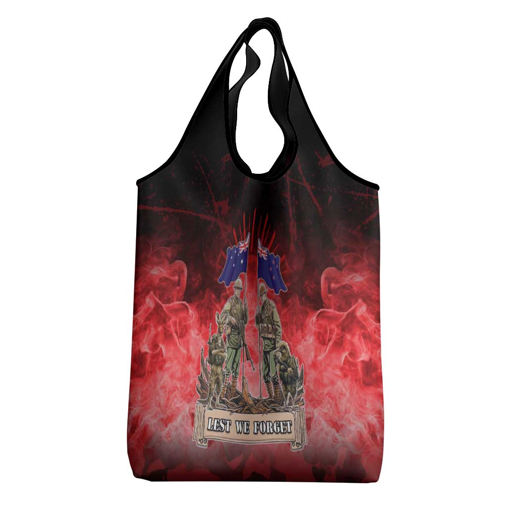 Australia And New Zealand ANZAC Day Grocery Bag Soldiers Lest We Forget LT05 - Polynesian Pride