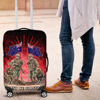 Australia And New Zealand ANZAC Day Luggage Cover Soldiers Lest We Forget
