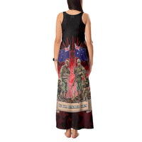 Australia And New Zealand ANZAC Day Tank Maxi Dress Soldiers Lest We Forget