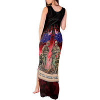 Australia And New Zealand ANZAC Day Tank Maxi Dress Soldiers Lest We Forget
