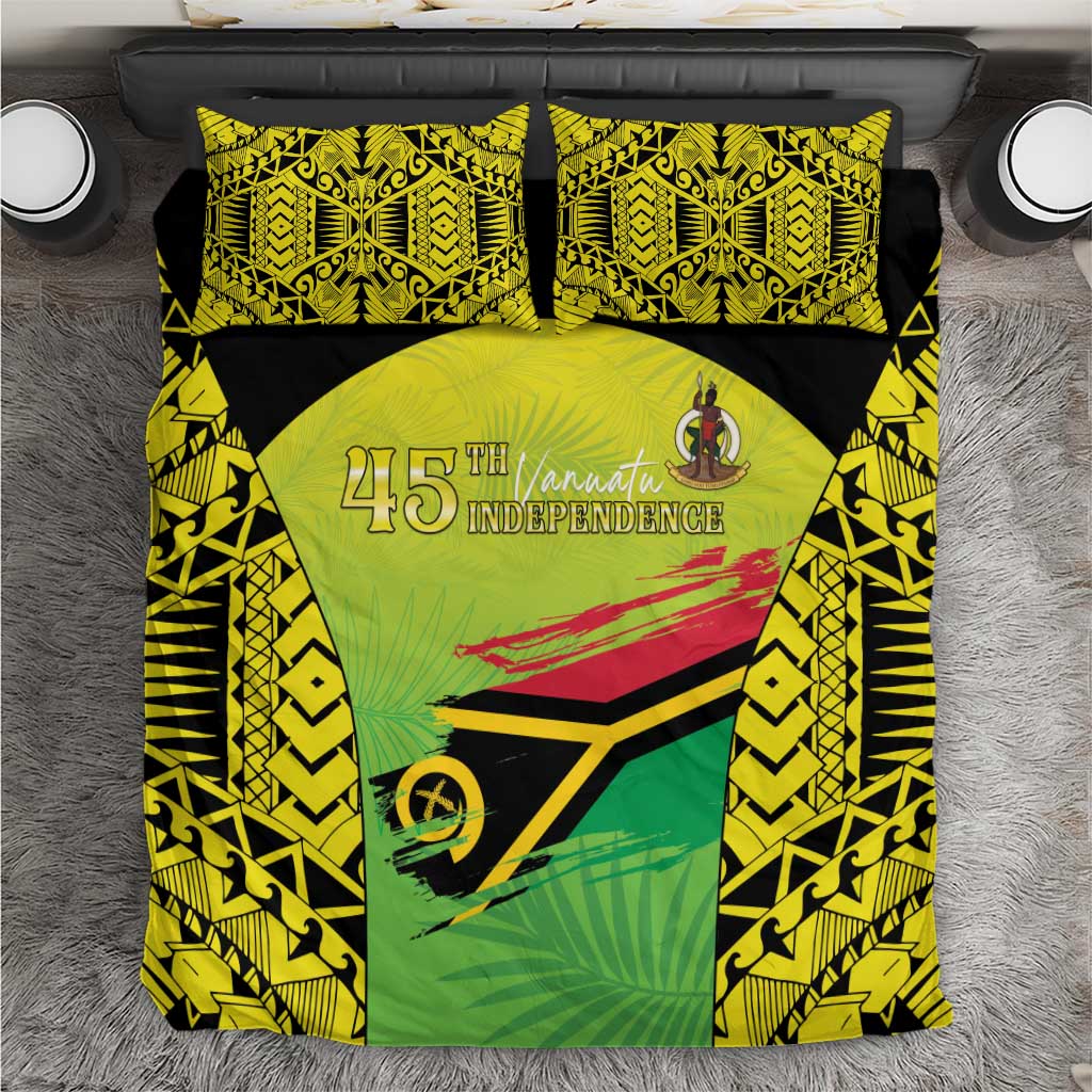Vanuatu 45th Independence Bedding Set Special Style - Polynesian Pride