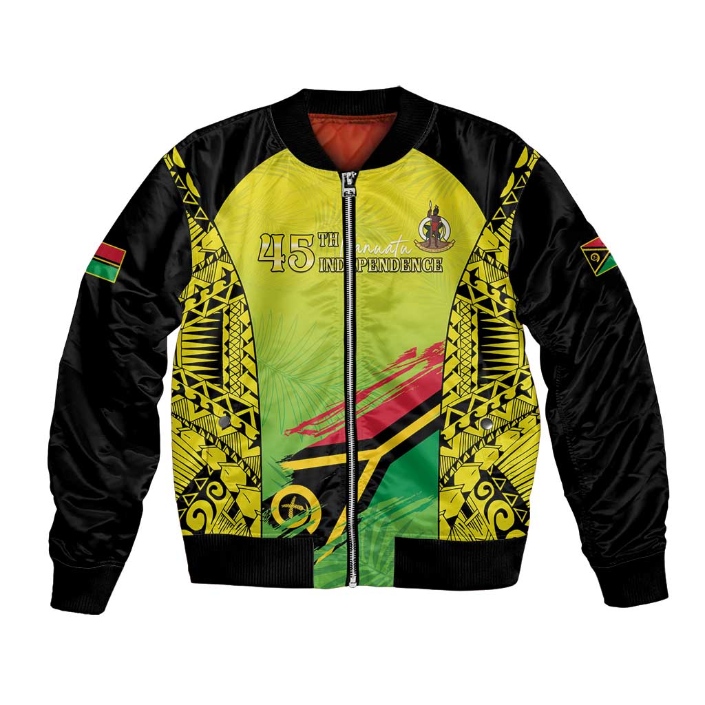 Vanuatu 45th Independence Bomber Jacket Special Style - Polynesian Pride