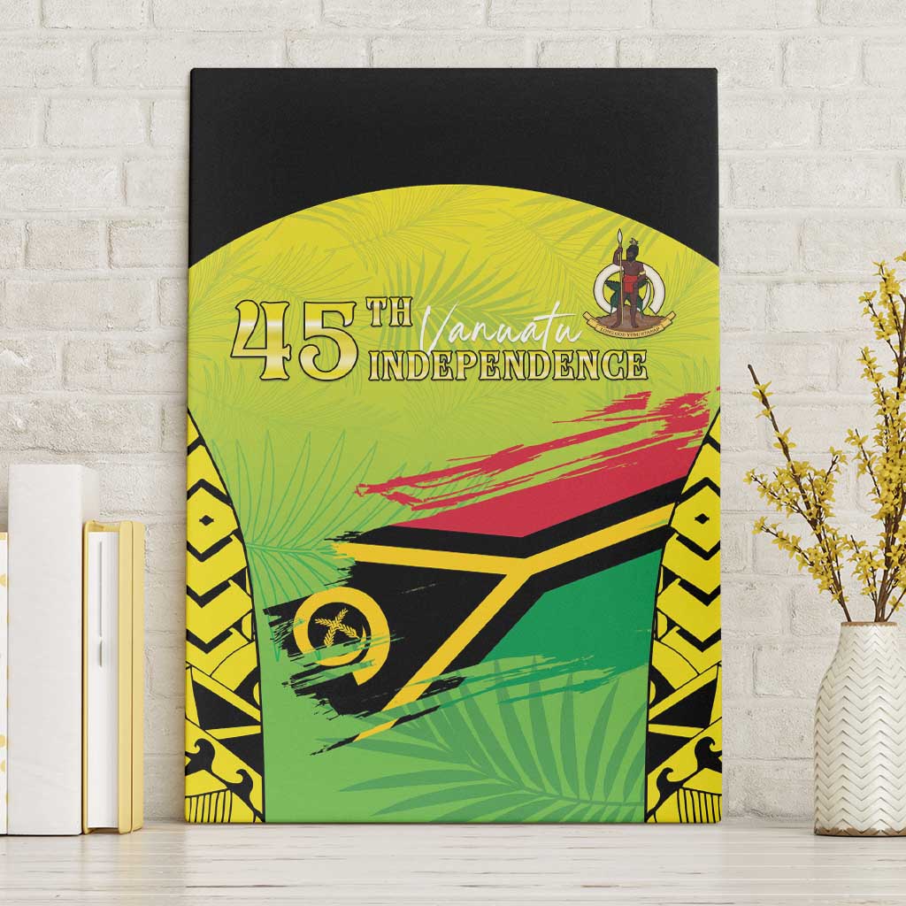 Vanuatu 45th Independence Canvas Wall Art Special Style - Polynesian Pride