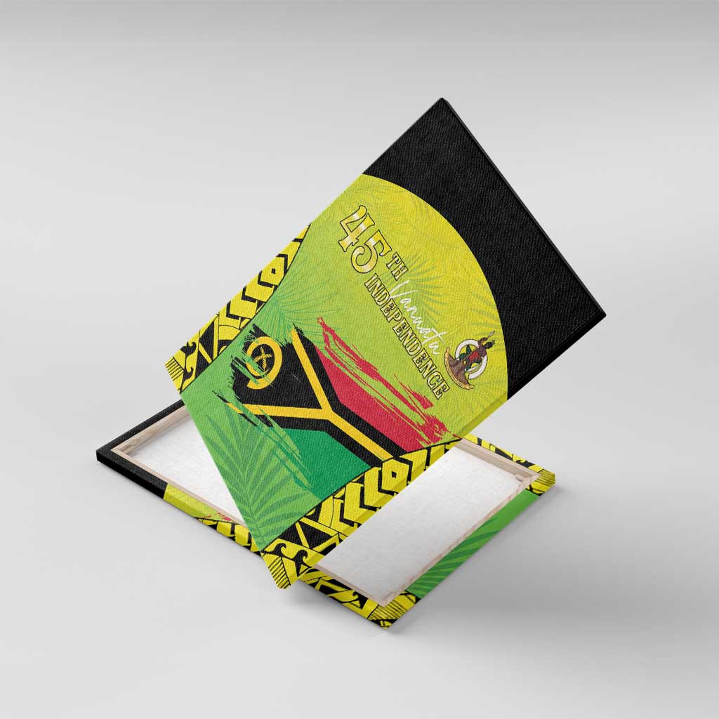 Vanuatu 45th Independence Canvas Wall Art Special Style - Polynesian Pride