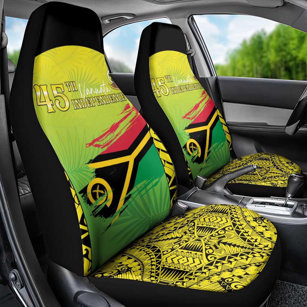 Vanuatu 45th Independence Car Seat Cover Special Style - Polynesian Pride