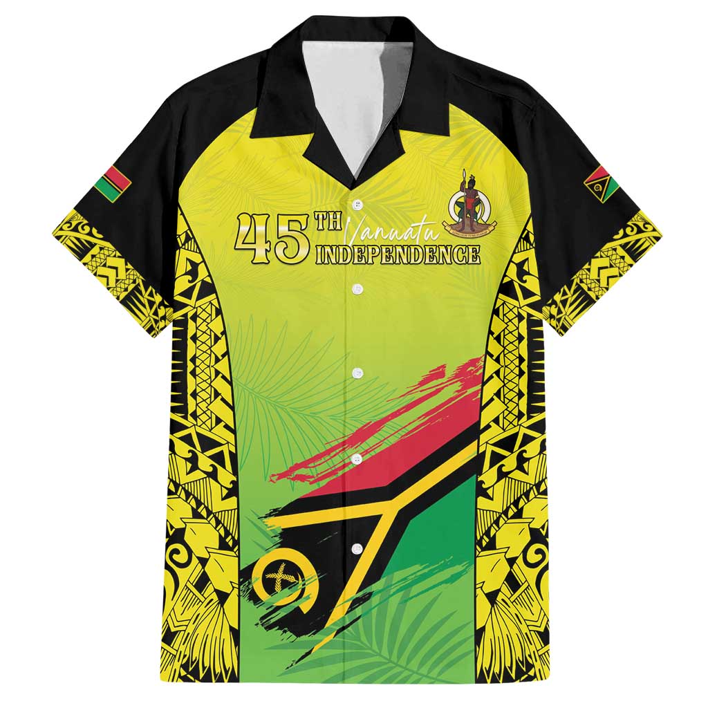 Vanuatu 45th Independence Family Matching Long Sleeve Bodycon Dress and Hawaiian Shirt Special Style - Polynesian Pride