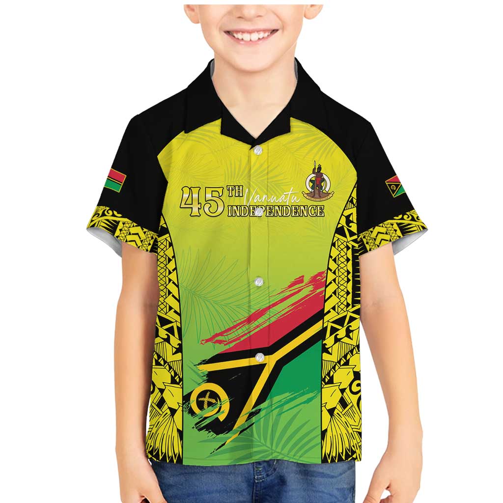 Vanuatu 45th Independence Family Matching Mermaid Dress and Hawaiian Shirt Special Style - Polynesian Pride