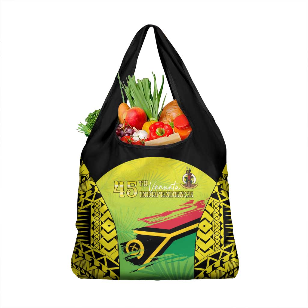 Vanuatu 45th Independence Grocery Bag Special Style - Polynesian Pride