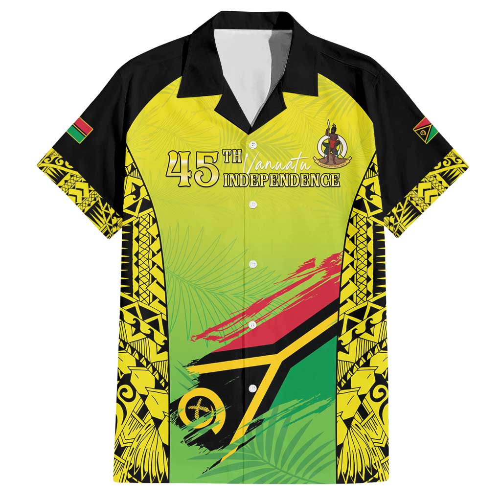Vanuatu 45th Independence Hawaiian Shirt Special Style - Polynesian Pride
