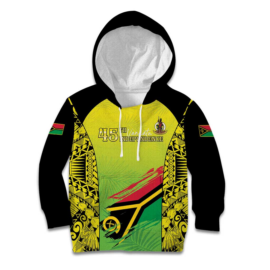 Vanuatu 45th Independence Kid Hoodie Special Style - Polynesian Pride