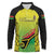 Vanuatu 45th Independence Long Sleeve Polo Shirt Special Style - Polynesian Pride
