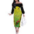 Vanuatu 45th Independence Off The Shoulder Long Sleeve Dress Special Style - Polynesian Pride