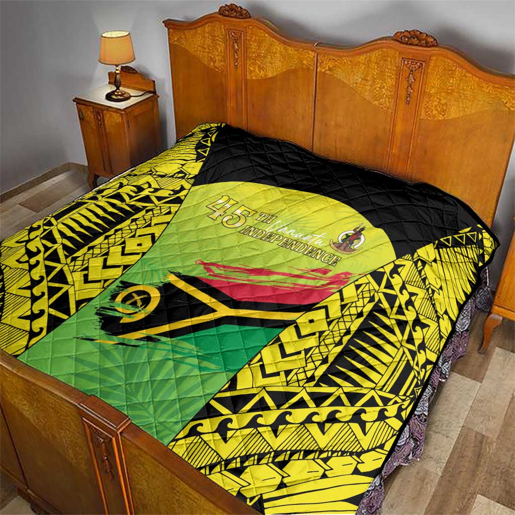Vanuatu 45th Independence Quilt Special Style - Polynesian Pride